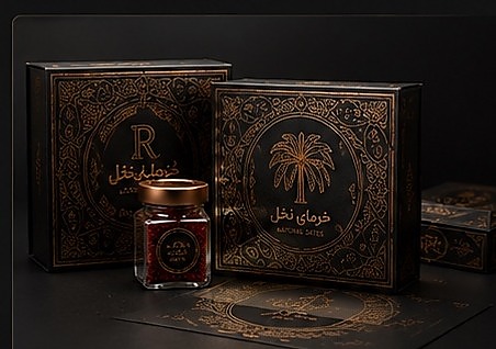 بسته‌بندی خرما و زعفران